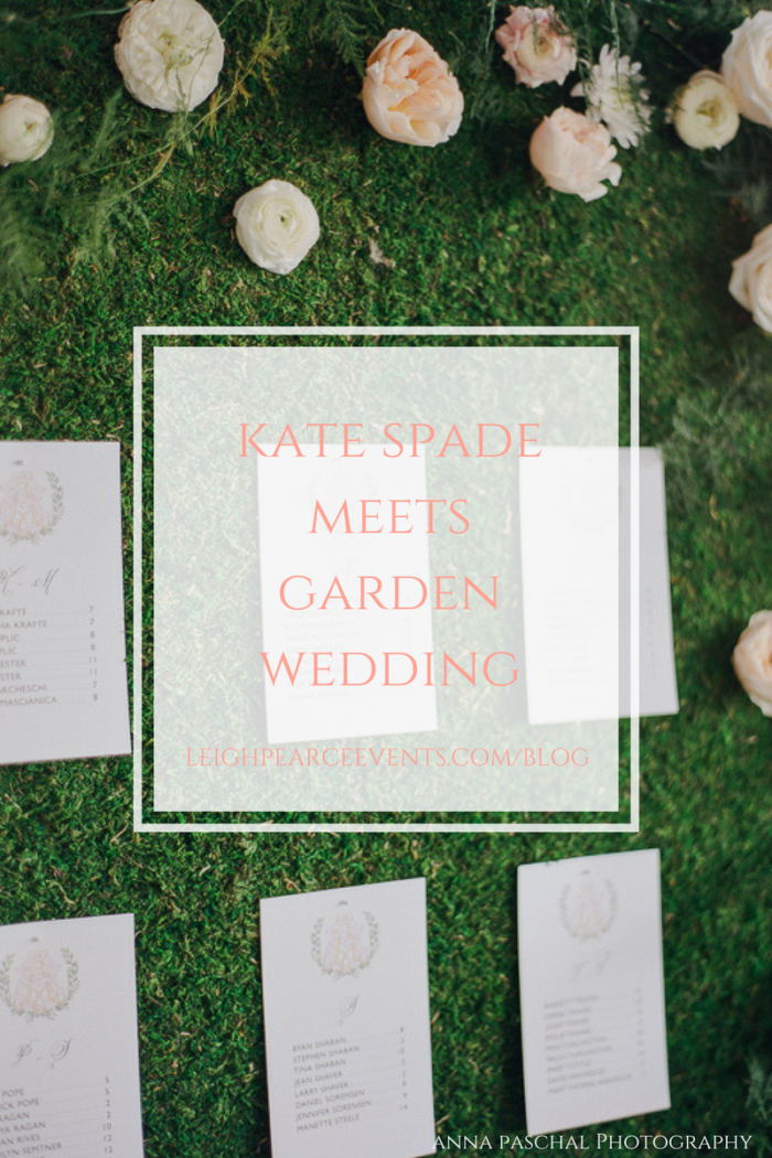 kate spade garden wedding in salisbury by greensboro wedding planner leigh pearce events